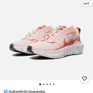 Nike Women’s Light Pink and Coral Running Sneakers